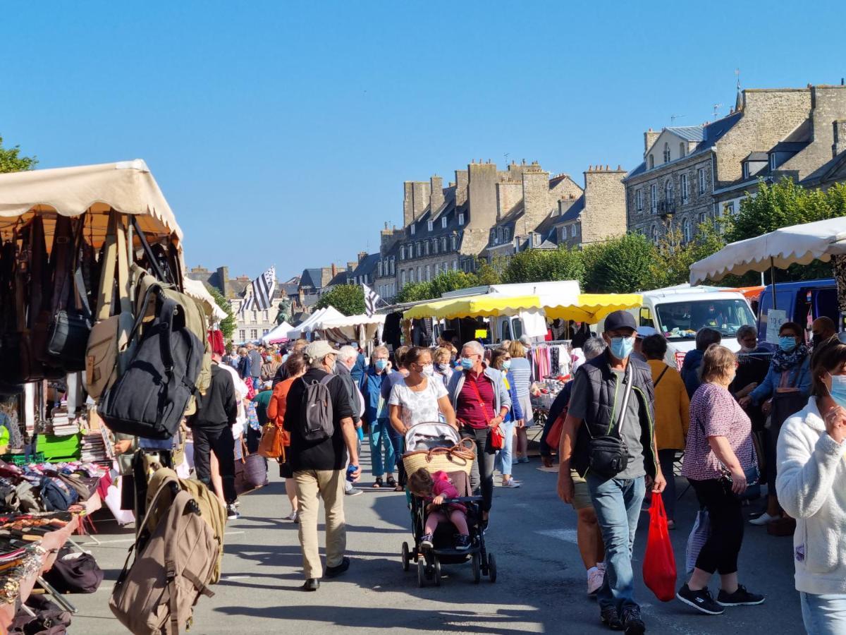 Ker Brunat Centre Historique Idealement Situe Cosy Calme Grand Appartement Dinan Luaran gambar